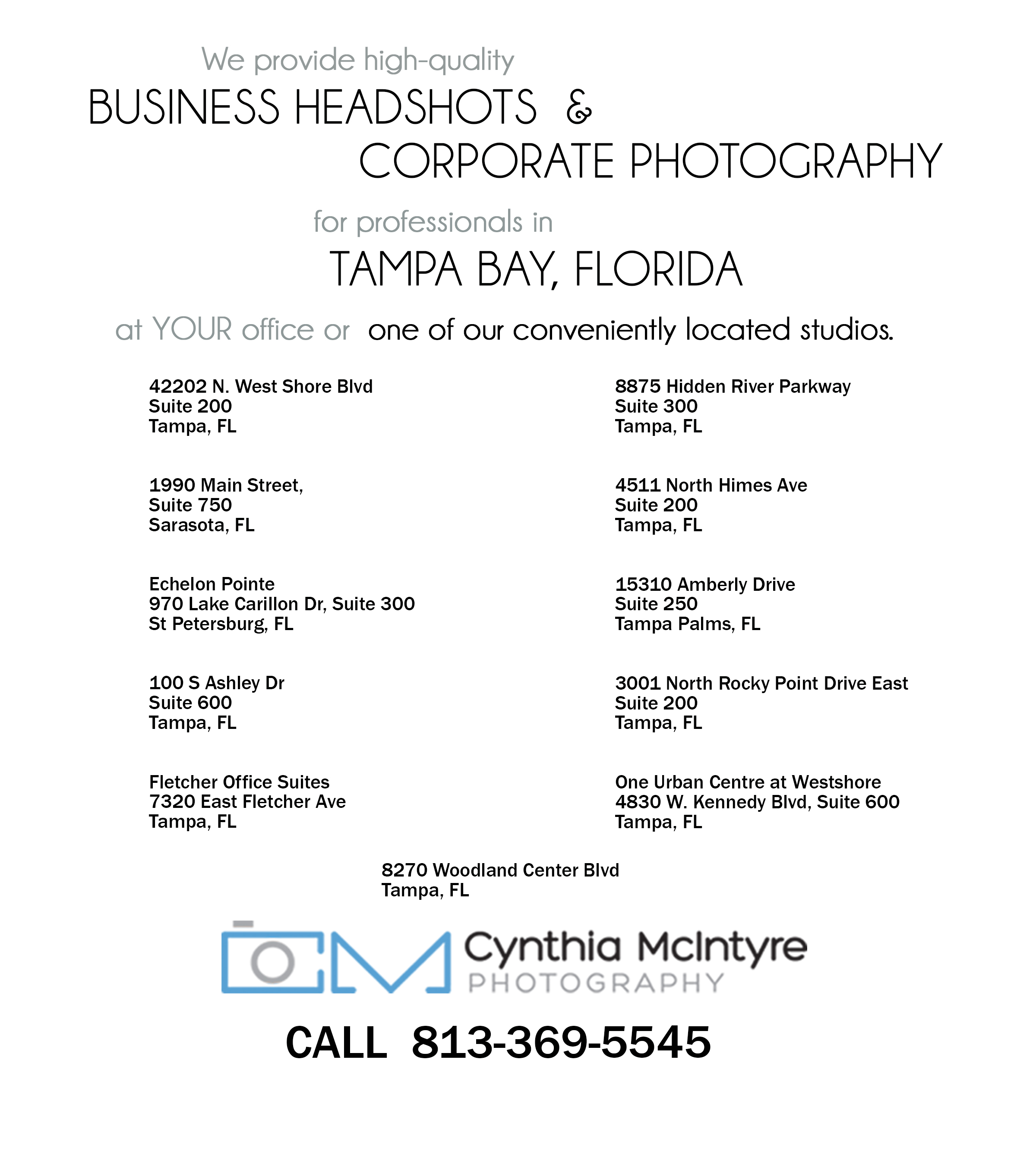 11 Tampa Portrait Studios