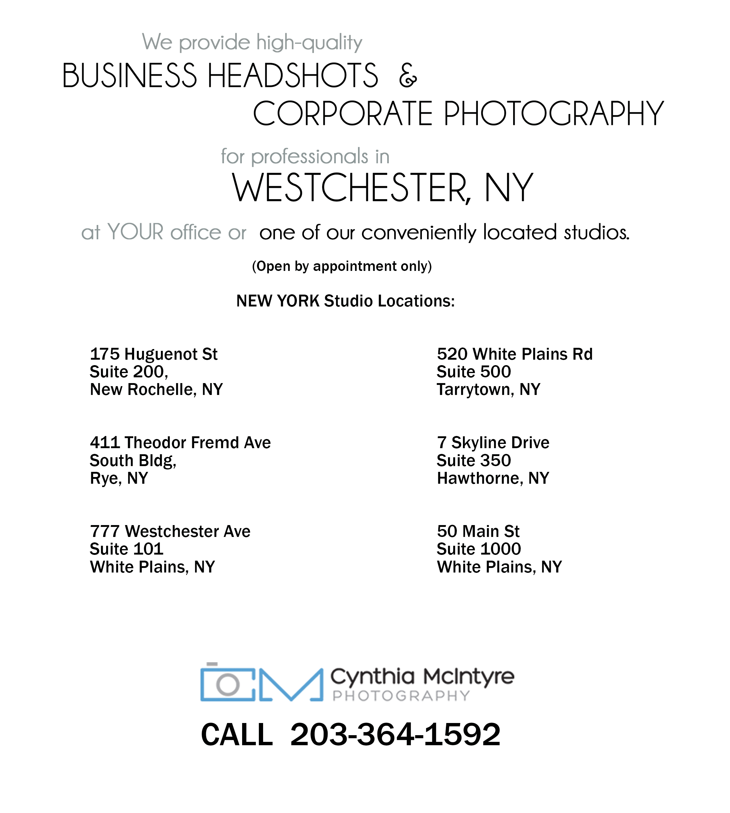 ny portrait studio locations